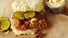 Fried Chicken, Honey Butter, and Biscuit Sandwiches Recipe