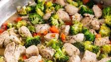 Garlic Butter Chicken and Vegetable Skillet