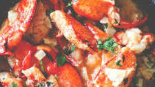 Garlic Butter Lobster Skillet