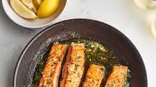 Garlic Butter Pan-Seared Salmon