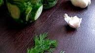 Garlic Dill Refrigerator Pickles