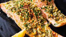 Garlic Herb Roasted Salmon