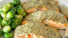 Garlic Parmesan Keto Baked Salmon Recipe