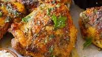 Garlic Parmesan Ranch Chicken Thighs