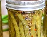 Garlic Spiced Canned Pickled Beans Recipe