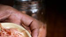 Ginger pickle in lemon juice