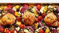 Greek Sheet Pan Chicken Dinner