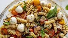 Grilled Chicken Caprese Pasta Salad