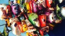Grilled Chicken and Veggie Kebabs