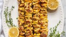 Grilled Lemon Chicken Kebabs