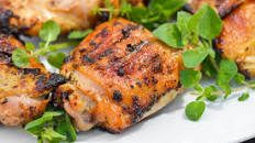 Grilled Lemon Pepper Chicken Thighs