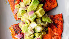 Grilled Salmon with Avocado Salsa Recipe