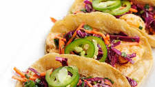 Grilled Shrimp Tacos with Cabbage Slaw