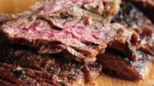 Grilled Skirt Steak with Pickle Juice brine