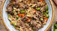 Ground Beef Fried Rice