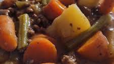 Ground Beef and Vegetable Stew