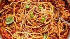Ground Turkey Pasta (w/ 3 added veggies!)