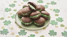 Guinness Stout Whoopie Pies with Bailey's Frosting