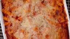 Healthy Baked Ziti with Cottage Cheese