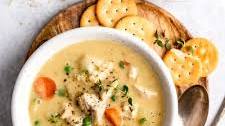 Healthy Chicken Pot Pie Soup