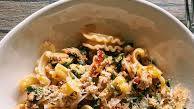 Healthy, Creamy Sun-Dried Tomato Ground Turkey Pasta