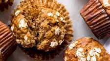 Healthy Maple Banana Nut Muffins
