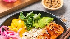 Healthy Salmon Rice Bowl Recipe