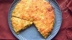 Hearty Cheesy Red Lentil Bake