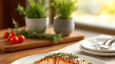 Herb-Crusted Salmon with Quinoa Salad