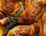 Herb & Garlic Butter Chicken Marylands (chicken leg quarters)
