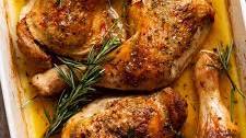 Herb & Garlic Butter Chicken Marylands (chicken leg quarters)