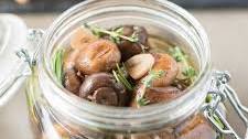 Herb and Garlic Marinated Mushrooms