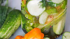 Homemade Spicy Habanero Pickles