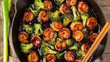 Honey Garlic Shrimp with Broccoli