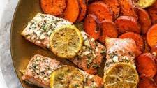 Honey Rosemary Baked Salmon