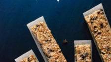 Honey-Sweetened Almond Chocolate Chip Granola Bars