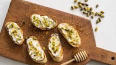 Honey Toast with Fresh Ricotta and Pistachios
