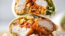 Hot Honey Buffalo Chicken Wraps