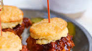 Hot Honey Chicken Biscuits