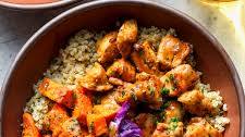 Hot Honey Mustard Chicken Bowls