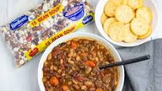 Instant Pot 15 Bean Soup with Ground Beef