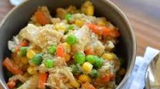 Instant Pot Skinny Crustless Chicken Pot Pie