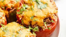 Instant Pot Stuffed Peppers with Ground Beef