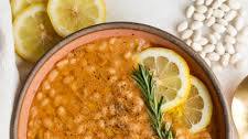 Instant Pot White Beans with Lemon and Rosemary