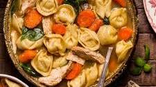 Italian Chicken Tortellini Soup