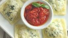 Keto Cheesy Spinach Ravioli