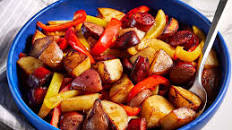 Kielbasa with Peppers and Potatoes