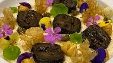 Lacto Fermented Chickpea Hummus, Seaweed Pesto, Herbed Chickpeas Peas and Pickled Walnuts Recipe by Janice Casey Bracken Head Chef Dunbrody Country House Hotel