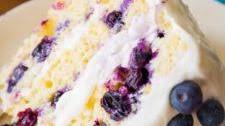 Lemon Blueberry Layer Cake