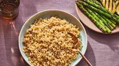 Lemon Brown Rice with Garlic and Thyme